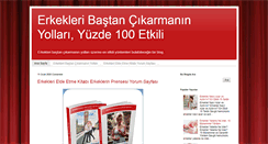 Desktop Screenshot of erkekleribastancikarmaninyollari.net